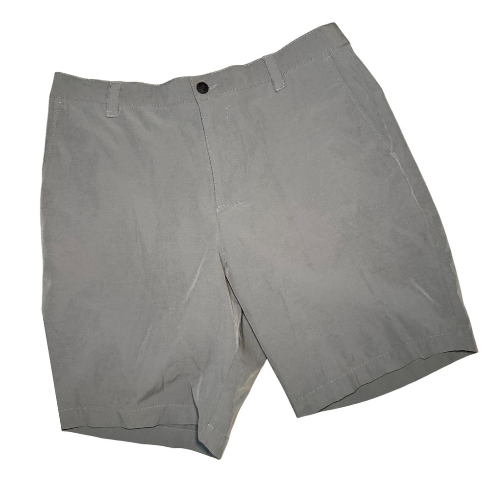 Banana Republic Mens Grey Ripstop Performance Stretch Shorts Size 38